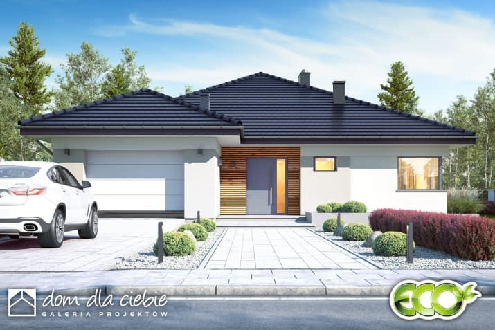 Klara III z garażem - wizualizacja 2