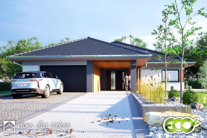 Aura garaż - wizualizacja 2