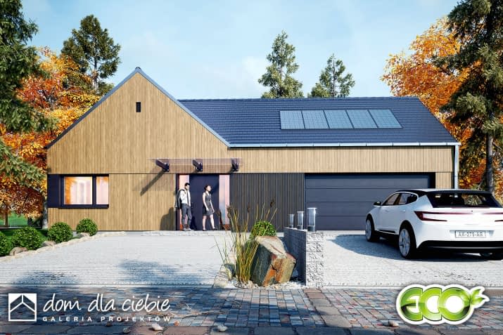 Słoneczna z garażem 2st. - wizualizacja 2