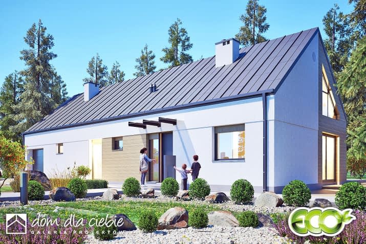 Żurawinka II A2 z garażem - wizualizacja 2