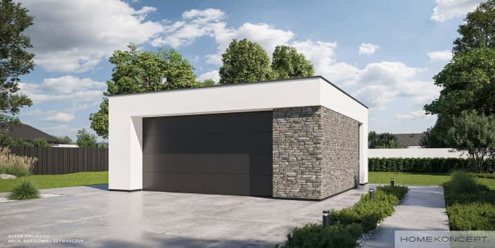 Garaż HOMEKONCEPT G 07 - wizualizacja 2