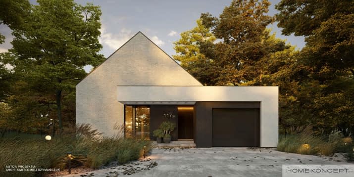 HOMEKONCEPT 117 G1 - wizualizacja 2
