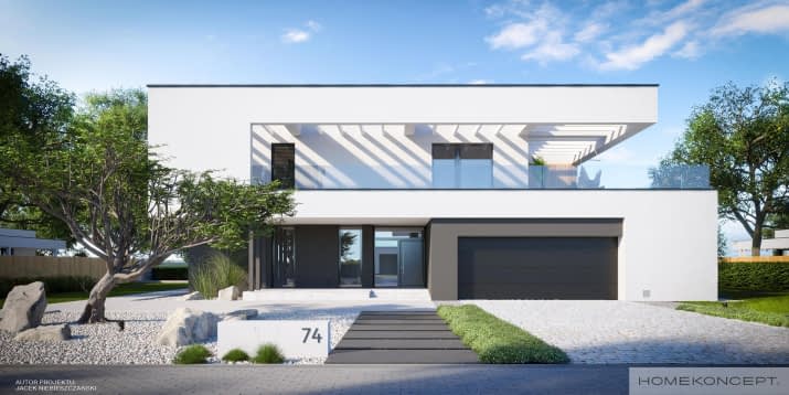 HOMEKONCEPT 74 - wizualizacja 2