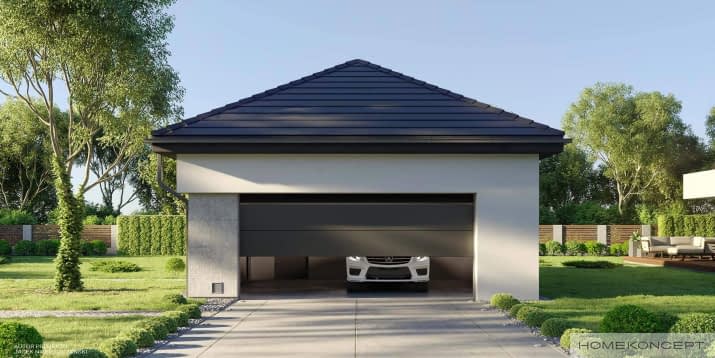 Garaż HOMEKONCEPT G 04 - wizualizacja 2