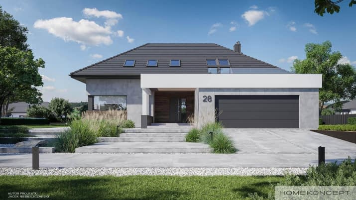 HOMEKONCEPT 28 wariant 02 - wizualizacja 2