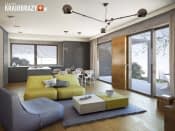 Inter z garażem - wizualizacja 4