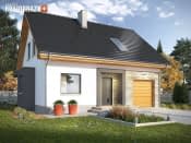 Iskra 3 z garażem - wizualizacja 3