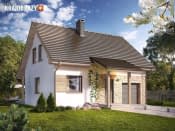 Majówka 2 z garażem - wizualizacja 3