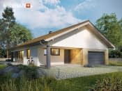 Portofino z garażem dwustanowiskowym - wizualizacja 3