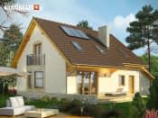 Wicher z garażem - wizualizacja 3