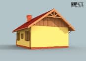 TORONTO C szkielet drewniany, dom mieszkalny, całoroczny ogrzewanie kominek z płaszczem wodnym - wizualizacja 5
