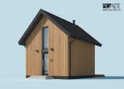 LIDO 2 A szkielet drewniany dom letniskowy na zgłoszenie do 35 m2 - wizualizacja 7