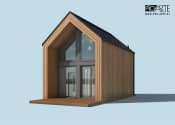 MOCA 2 C szkielet drewniany dom całoroczny, mieszkalny z pompą ciepła i podłogówką - wizualizacja 3