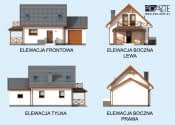 ORLEAN 5 dom letniskowy z poddaszem - wizualizacja 4