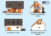 KATANIA 2 szkielet drewniany, dom jednorodzinny z poddaszem użytkowym - wizualizacja 4