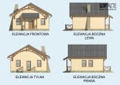 LA LORA szkielet drewniany dom letniskowy - wizualizacja 3