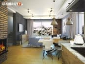 Murano S z garażem - wizualizacja 4