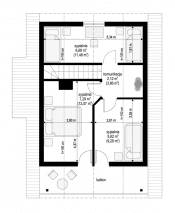 Chatka wariant D - wizualizacja 5