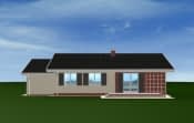 Słoneczny z garażem - wizualizacja 8