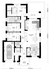 Parterowy Wąski 2 - wizualizacja 5