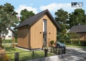 LIDO 3 C szkielet drewniany dom mieszkalny, całoroczny z antresolą - wizualizacja 8