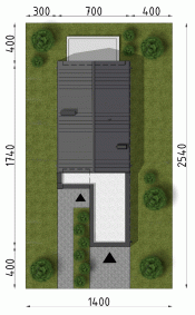 D427 - z garażem WT2021 - wizualizacja 9