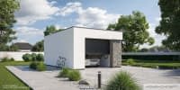 Garaż HOMEKONCEPT G 05 - wizualizacja 4