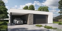 Garaż HOMEKONCEPT G 08 - wizualizacja 3
