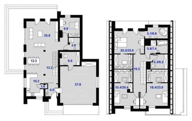 Rzut projektu Denver - Rzut