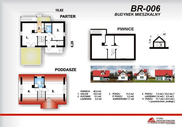 Rzut projektu BR-006 - Rzut
