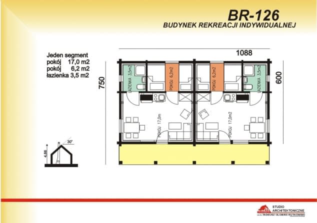Rzut projektu BR-126 - Rzut