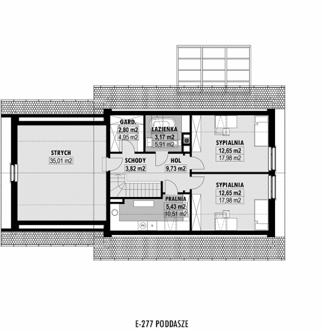 Rzut projektu E-277 -  