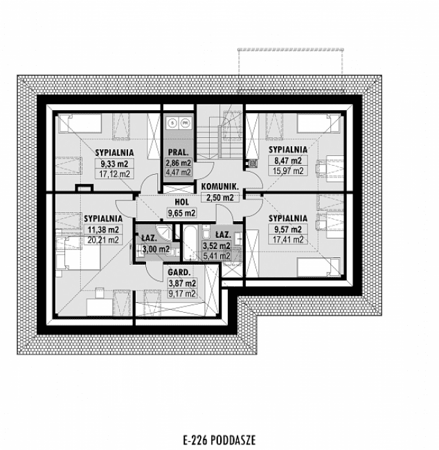 Rzut projektu E-226 -  
