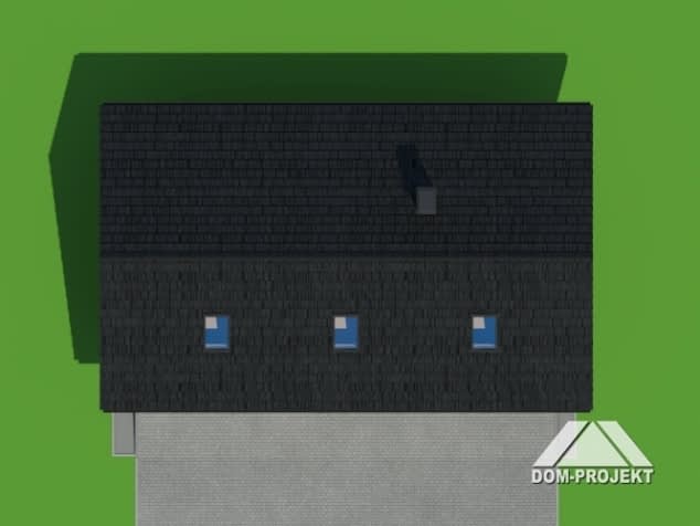Rzut projektu budynek gospodarczy bg-14 - Sytuacja