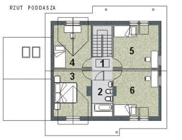 Rzut projektu WB-3496 - 