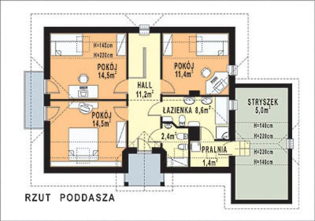 Rzut projektu WB-3417 - 