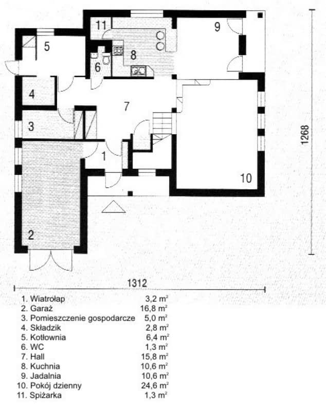 Rzut projektu WB-3348 - 