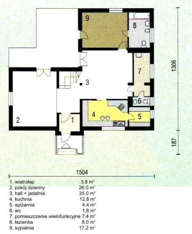 Rzut projektu WB-3362 - 