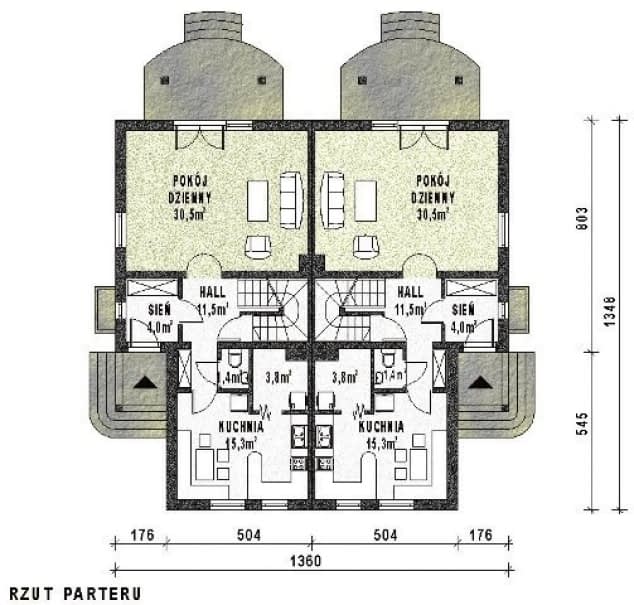 Rzut projektu WB-3385 - 