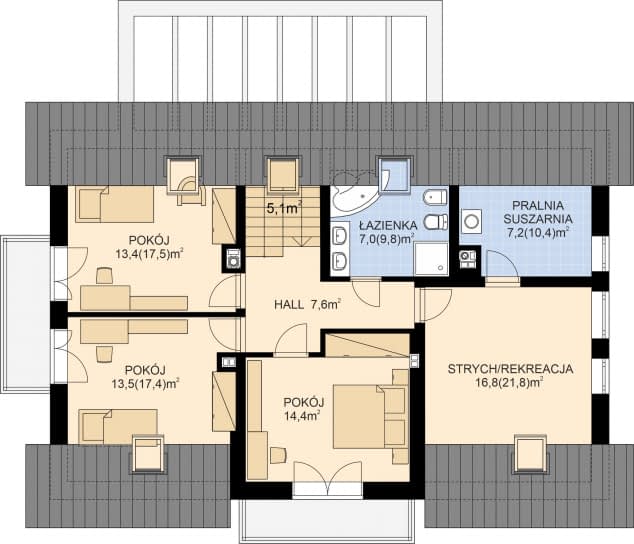 Rzut projektu APS 311 ECO - 