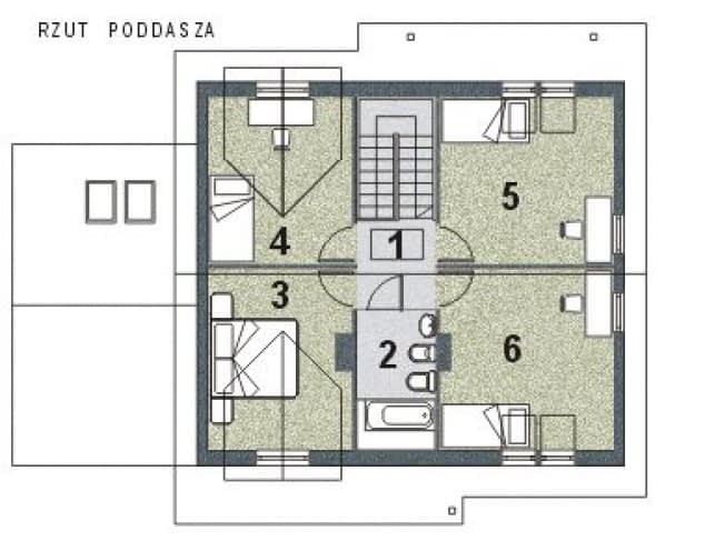 Rzut projektu WB-3496 - 