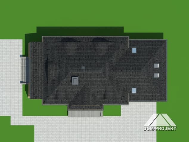 Rzut projektu chmielniki małe dw 29 - Sytuacja