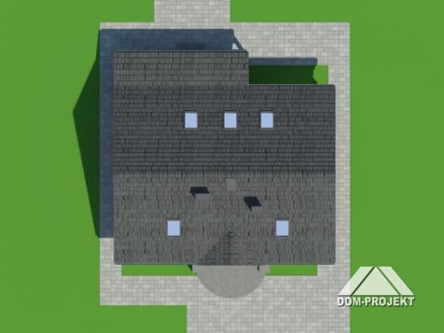 Rzut projektu brzeg średni 15 dw - Sytuacja