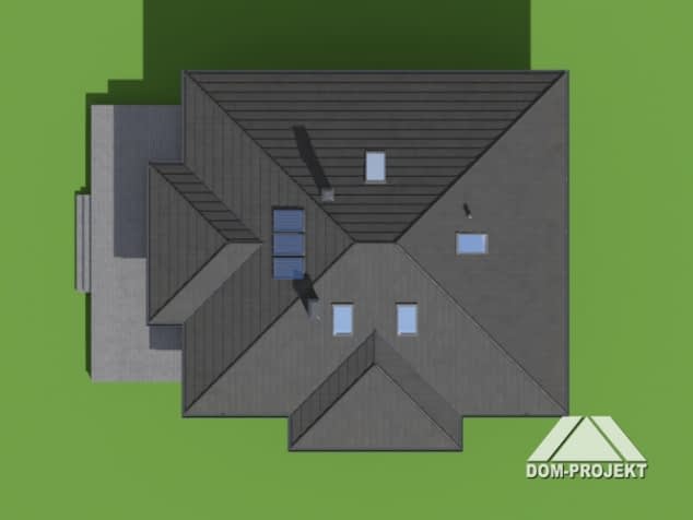 Rzut projektu zamość 3dw - Sytuacja