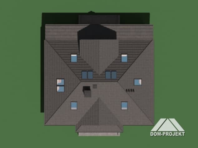 Rzut projektu chmielniki małe dw 9 - Sytuacja