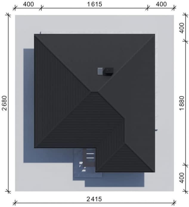 Rzut projektu NewHouse 761 w5 - Usytuowanie na działce