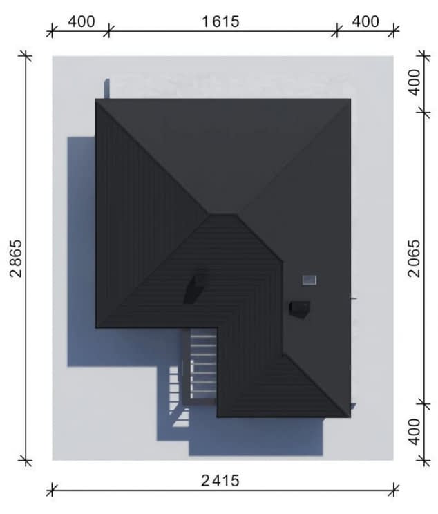 Rzut projektu NewHouse 770 w3 - Usytuowanie na działce