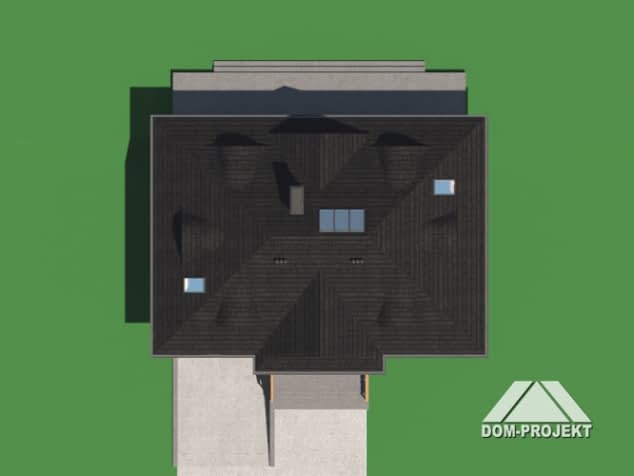 Rzut projektu chmielniki dw 9x - Sytuacja