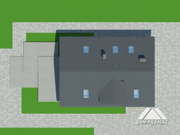 Rzut projektu osiek 31 m - Sytuacja