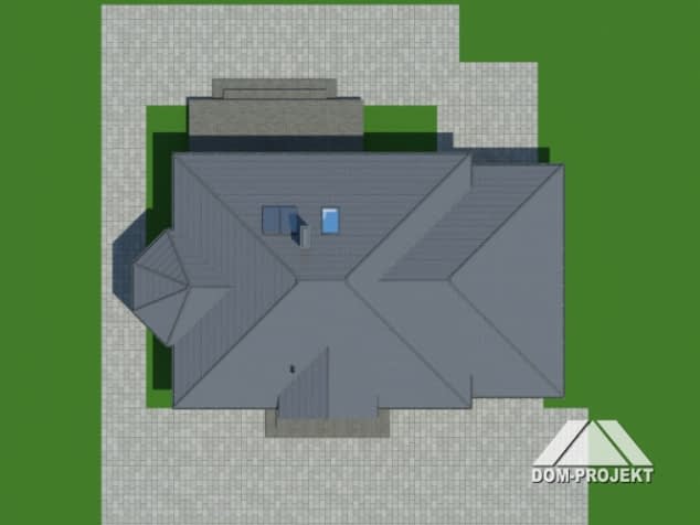 Rzut projektu zadębie małe 3 - Sytuacja